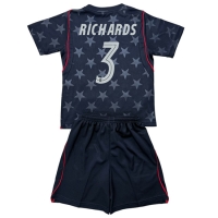 Camiseta Estados Unidos Chris Richards #3 Segunda Equipación Replica Mundial 2026 para niños mangas cortas (+ Pantalones cortos)
